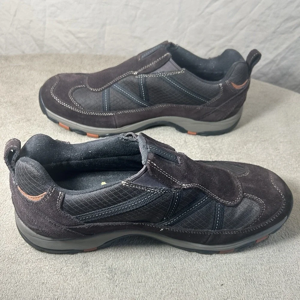 L.L.Bean TEK 2.5 Slip On Hiking Shoes Mens 13 Brown Suede Primaloft 200g